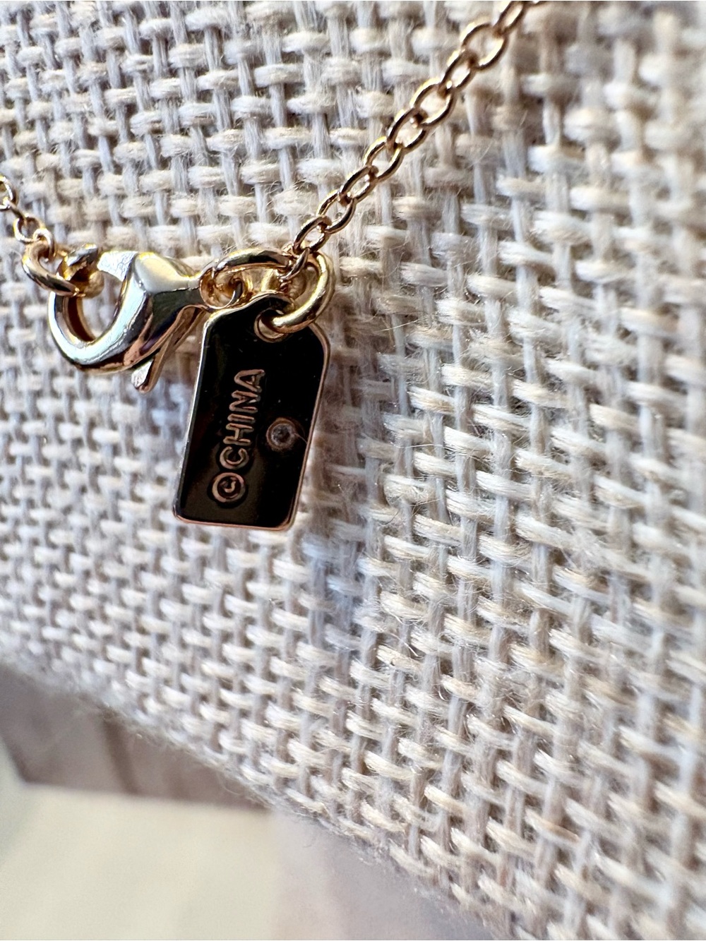 Coach Gold Crystal Charm Necklace NWT - Picture 6 of 7